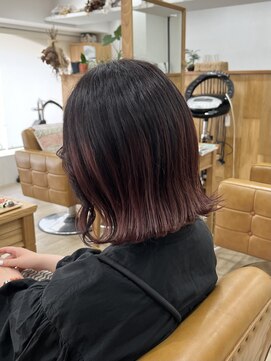 メアリー バイ メリー(marry by merry) 【立町メアリーバイメリー】グラデーションボブ×ピンクベージュ