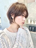 ビュートリアム 南青山(BEAUTRIUM)&nbsp;大人長めショートボブ前髪長めショートヘア30代40代50代表参道