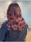 〇ピンクグラデーション