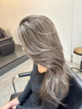 ブレンド 渋谷(BLend) 前髪ハイライトカラー似合わせカットウェーブミディアム