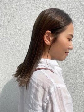 アリーズ シブヤ(ALLYS shibuya) 顔まわりレイヤーカット×透明感カラー