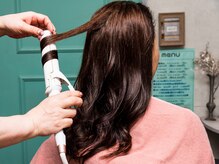 ブロー、ヘアアイロン(カール・ストレート)艶やかに♪