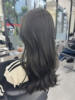 アルドーレフィエロ シンサイバシ(Ardore fiero shinsaibashi)&nbsp;ブリーチなしダブルカラー☆オリーブグレージュ☆20代30代40代