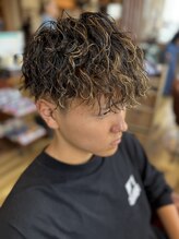 ヘアー キューブ フィール 都町店(hair cube feel) ツイストスパイラル&メッシュ
