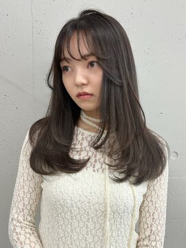 シーク 天神(SEEK) オリーブ/オリーブベージュ/レイヤー/レイヤーカット