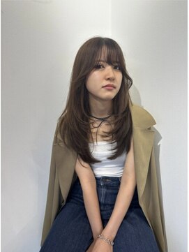 ☆静岡韓国ヘア×顔まわりレイヤー×やわらかブラウン☆