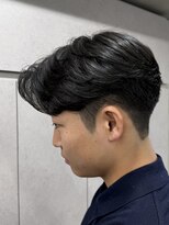 ニコ トウキョウ ロジック(nico TOKYO Logic) メンズセンターパートニュアンスパーマフェザーパーマ