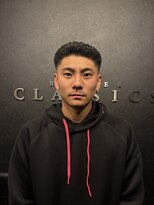 バーバークラシックス(BARBER CLASSICS)&nbsp;アイロンパーマでつくるオールバックスタイル