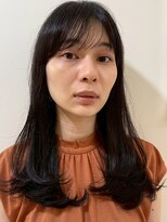 キース ヘアアンドメイク 恵比寿(kith. hair&make)&nbsp;ナチュラル/レイヤーカット/ワンカール/暗髪