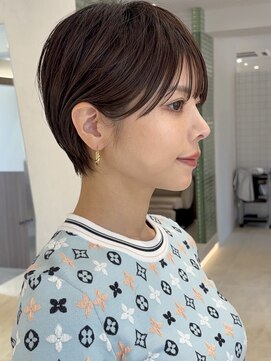 エレノア つくば(Eleanor) 小顔魅せヘア簡単スタイリング伸ばしかけヘアブリーチなしカラー