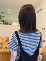 キビ(KiBi) 縮毛矯正/切りっぱなし ミディアム