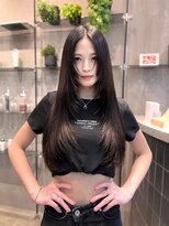 レーヴバイロンド 仙台(Reve by Lond) 韓国レイヤー顔周りカット髪質改善シースルー縮毛矯正グレージュ