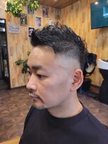 ノトア(notoa)&nbsp;フェードカット アップバング ソフモヒ