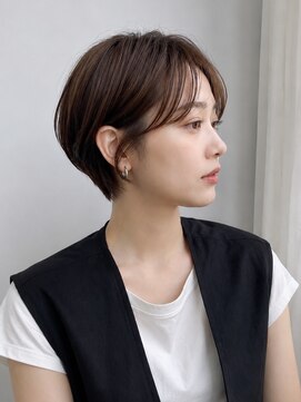 アイシー 関内(ICY) (ICY土屋)ショートヘアショートボブ前髪長め大人ショート/関内