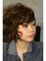 ザ デイ フォーヘアー(The day 4 HAIR) アレンジ＋カラーで立体ボブ -Hide color-