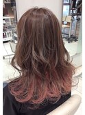 《大人気》ロコルピーチ★インナーカラー&イヤリングカラー