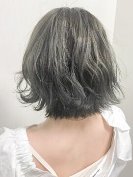 クアトログランシュ ひたちなか店(QUATRO×GranCieux) グレージュ外ハネ大人かわいいボブ★QUATRO★