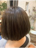 ナチュラルストレートにツヤ感イルミナカラー