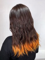 アンク クロス 池袋北口店(ANKHCROSS)&nbsp;《アンククロス 柴田》裾カラーマンゴーオレンジ