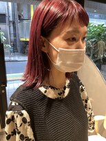 ビビト(bibito)&nbsp;bibito ハイトーンピンクボブ　ピンクロブ　ブリーチヘア