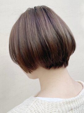 カミノイロ 大人ガーリー韓国マッシュボブ　ことりベージュ