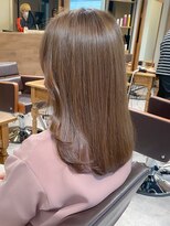 ネイヴィル オモテサンドウ(navile omotesando) *ブリーチなし明るめミルクティーベージュ*