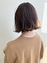 ジュエ ヘアー デザイン(Jue hair design) ラベンダーグレージュ　ハイライト外はねボブ