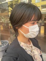 ビーワールド(B WORLD)&nbsp;暗髪ショートウルフ【藤枝/髪質改善/デザインカラー】