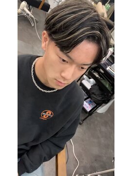 ショールーム シモノセキ(SHOW ROOM SHIMONOSEKI) #3Dハイライト#メンズブリーチ#ツーブロック#メンズハイライト