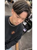 #3Dハイライト#メンズブリーチ#ツーブロック#メンズハイライト