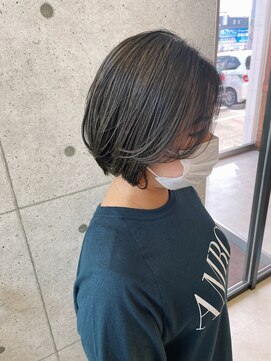 ソファ sofa 【バタ髪】ハイライトグレージュ　instagram@sofa_kawabata