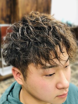 ヘアーコレクション グロース(HAIR COLLECTION Growth) 20代30代メンズスパイラルパーマワイルドオシャレ感アッシュ