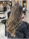 グレーベージュニュアンスカラーアッシュミルクティー