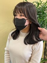 トローノ 栄(TRONO)&nbsp;韓国風くびれミディ　透明感ダークグレージュ