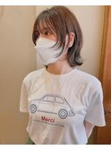 レイヤーカット/顔まわりウルフ