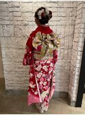 ☆着物ヘアアレンジ　アップスタイル☆/30代40代50代
