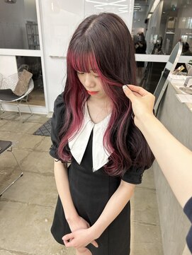 クリアーオブヘアー 池下店(clear OF HAIR) inner cherry pink