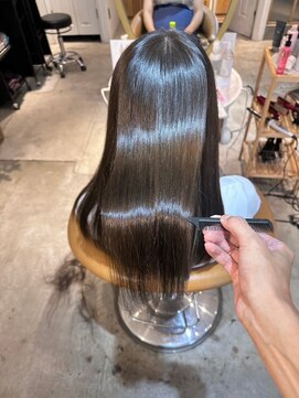 ロンド シャルム 吉祥寺(Lond charme) 吉祥寺グレージュカラーシルキーベージュ髪質改善酸性ストレート