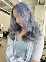 エゴル ナゴヤサカエ(ENGOL NAGOYA SAKAE)&nbsp;ブルーアッシュ／ブルーシルバー/ハイトーンカラー