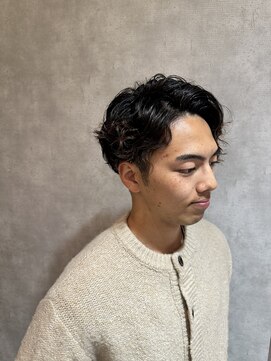 ヘアースペースブルームエア HAIR SPACE BLOOM Ea スパニッシュパーマを施して大人メンズスタイルにチェンジ！！