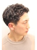 ツーブロック/ツイストスパイラルパーマ/メンズパーマ/刈り上げ