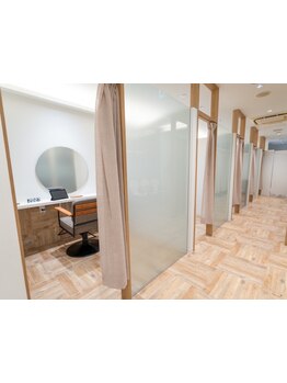 全席個室のプライベート空間で周りを気にせずリラックス◇ゆったりとした自分時間をお過ごしいただけます＊