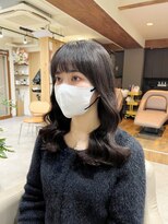アミー 駒澤(Ammy komazawa) 韓国風パーマで顔周りも可愛く/韓国風パーマ/コテ巻き風パーマ