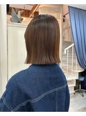 切りっぱなしボブ
