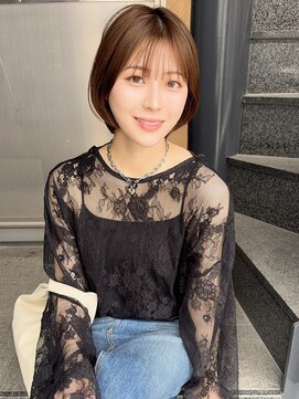 カルナ バイ エルモ(calna by ELMO) calna京橋　ショートボブ/丸みショート/前髪カタログ