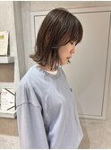 YOKE 大人ボブ外ハネボブ結べるボブアッシュグレーベージュ