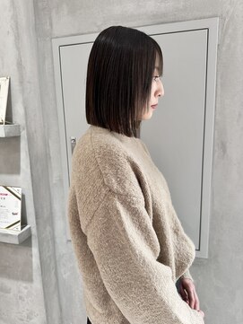 ヨーク(YOKE) YOKE 切りっぱなしボブ結べるボブ縮毛矯正ぱつっとボブ髪質改善