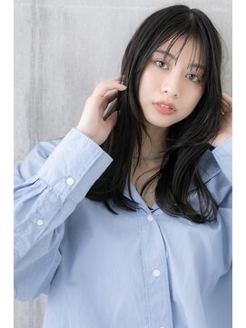 ポケット ヘア いわき泉テラス店(POCKET) 前髪/アンブレラカラー/こなれミディ/ウェーブパーマ/いわき23