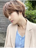 大人ショートヘア/まるみショート/ショートボブ/駒沢大学
