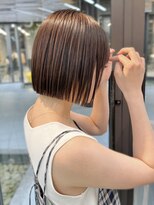 ミィ 表参道(mee.)&nbsp;似合わせカット ボブヘア 縮毛矯正 ミニボブ 切りっぱなしボブ